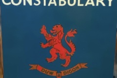 Wooden Denbighshire Constabulary Sign