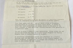 Instructions on Attendance for Training in the Reserve