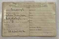 USC ID Card 1922