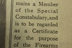 Firearms Permit 1922 for USC