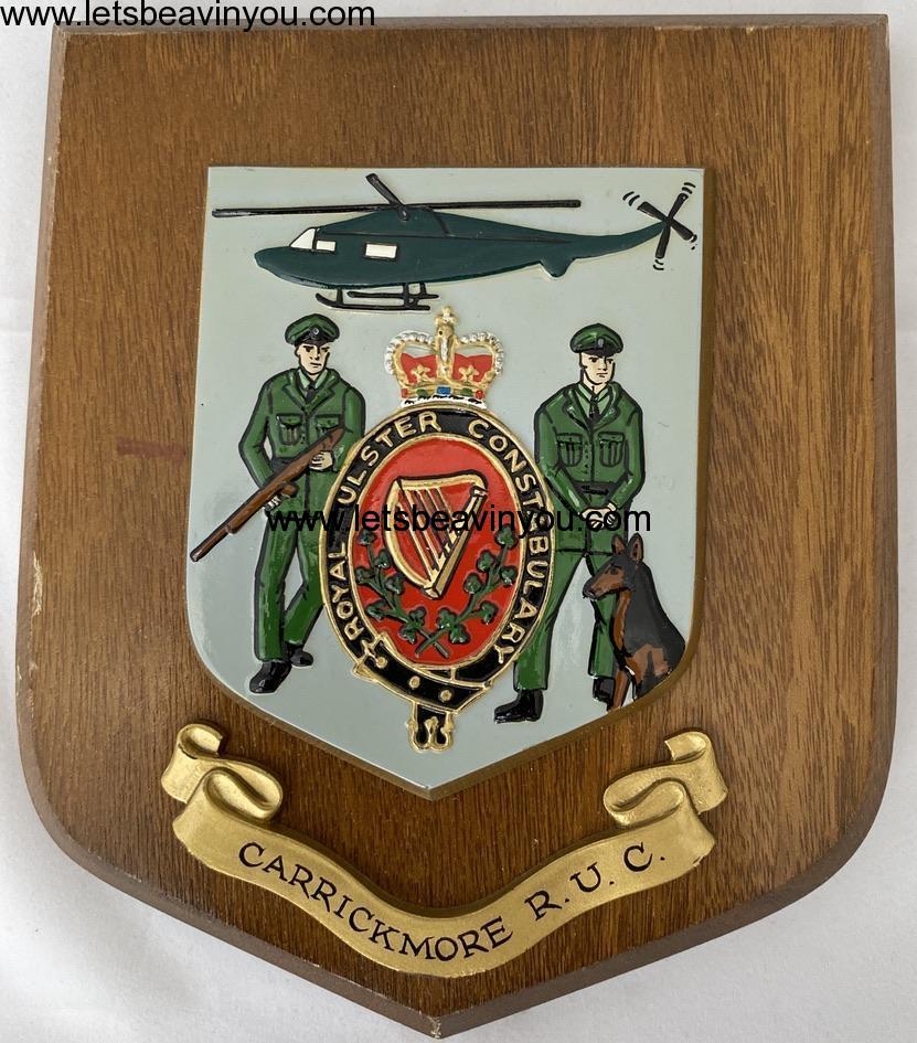 RUC Service, Unit Plaques