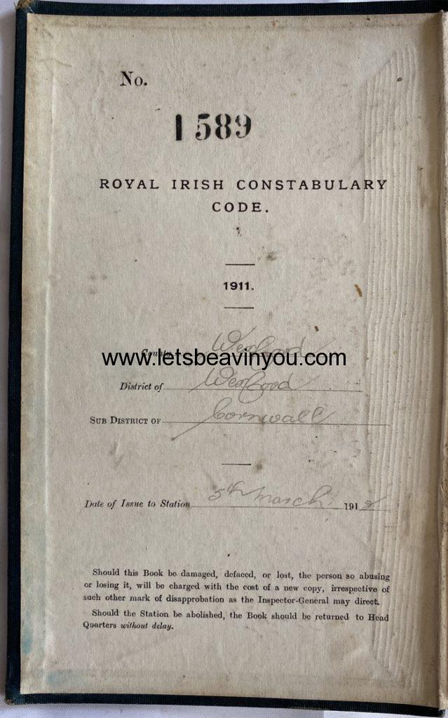 The Royal Irish Constabulary