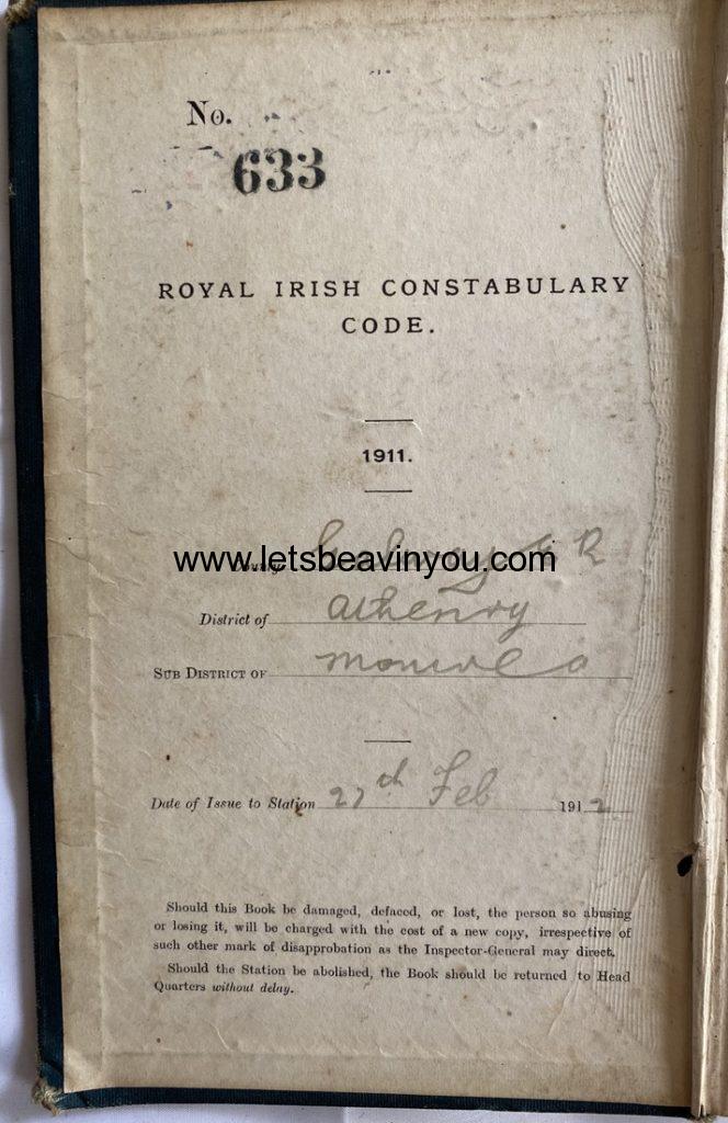 The Royal Irish Constabulary