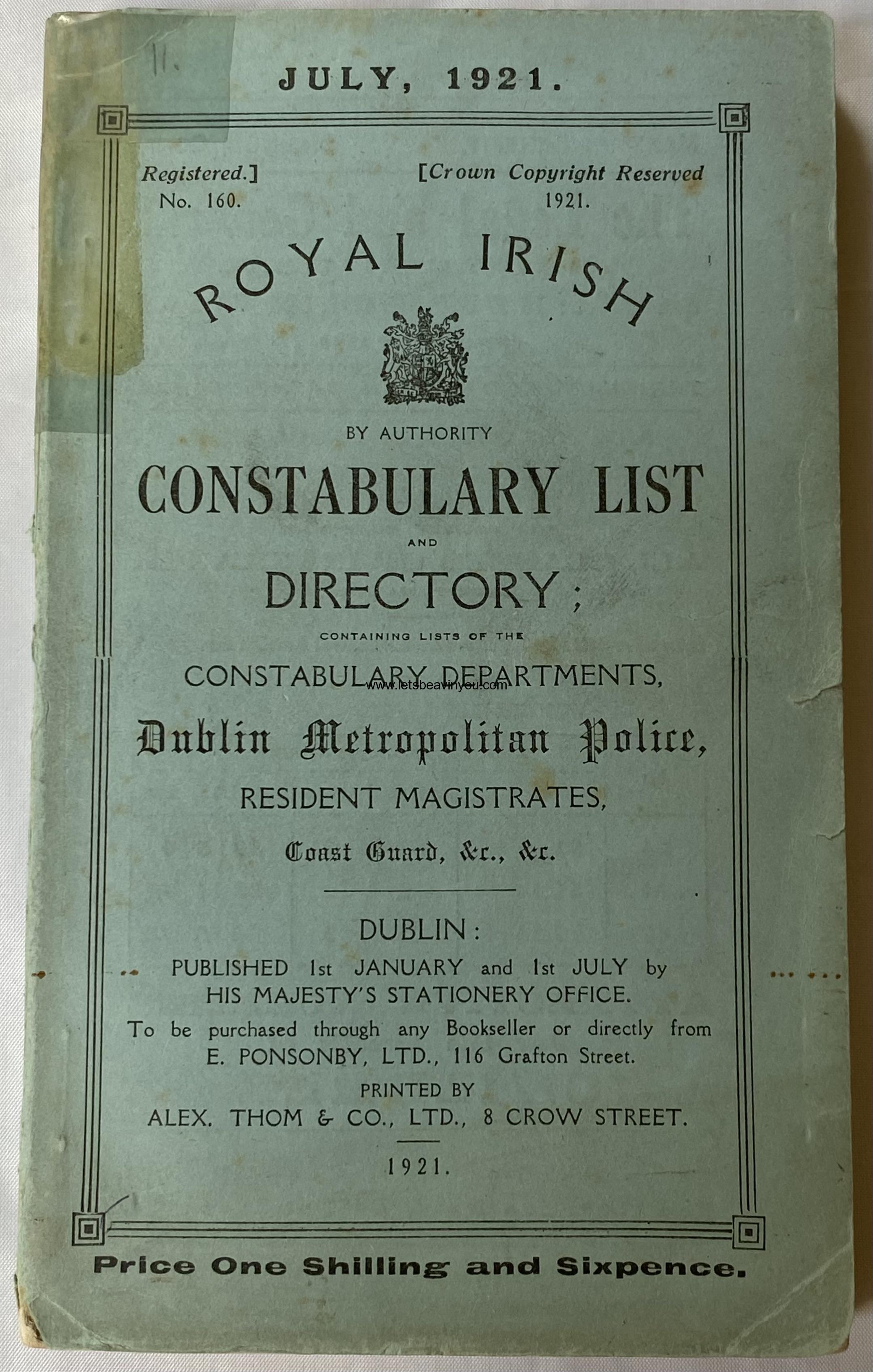 The Royal Irish Constabulary